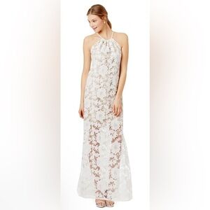 Trina Turk Penne Lace Maxi Dress Sz 4 $378 NWT
